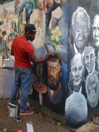 marlon paints Alfred