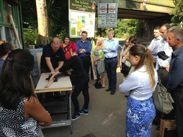 New Leaf and Construction Youth Trust make information boards 04.09.13